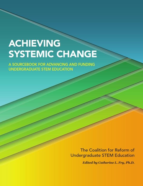 New Sourcebook on Achieving Reforms in Undergradate STEM Education
