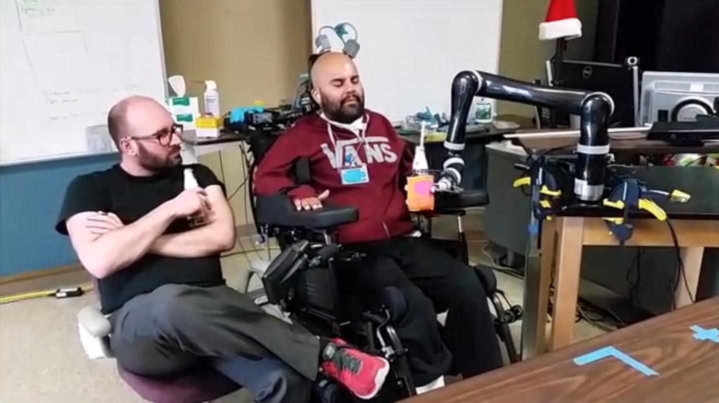 Neuroprosthetic Implantation Enables Patient to Share a Beer, without Help