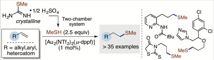 Simpler and Safer Method for Handling Methanethiol in Hydrothiolation
