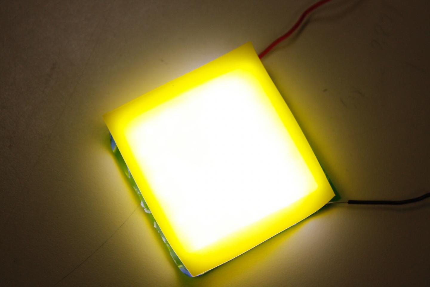 Highly Flexible White Light LED