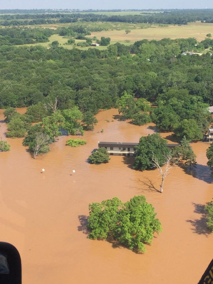 Flood at University of Oklahoma Biological Station