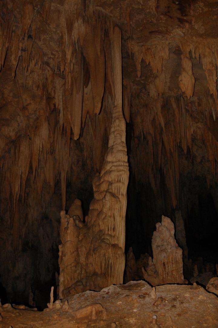 A Column in Yok Balum Cave