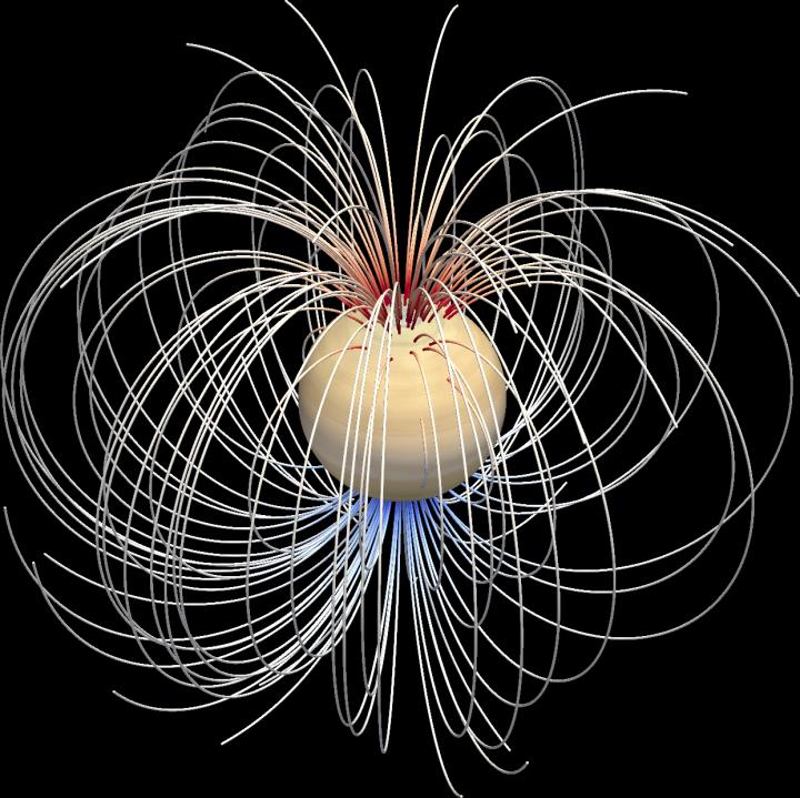 Saturn's magnetic field