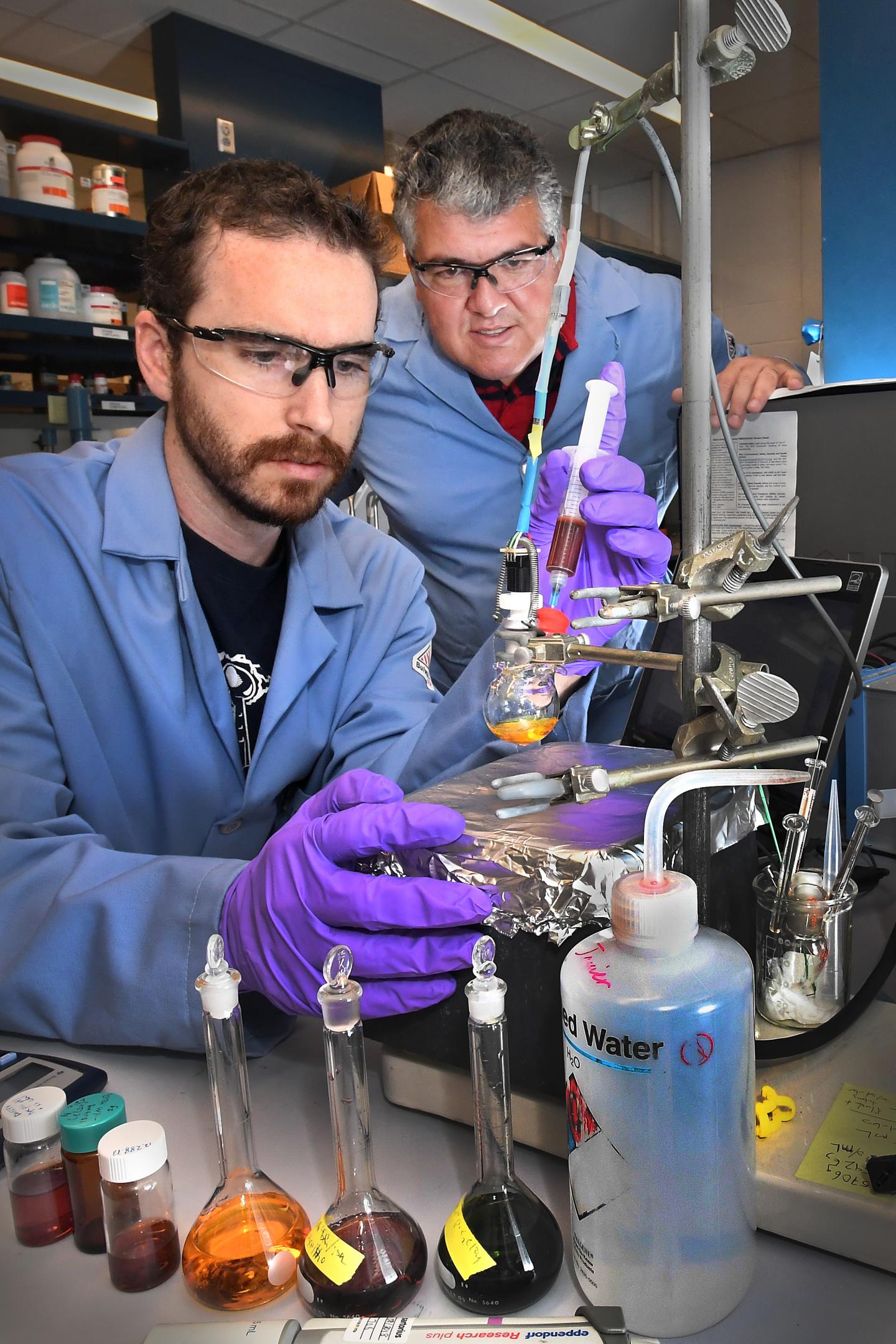 Scientists Working with Catalyst