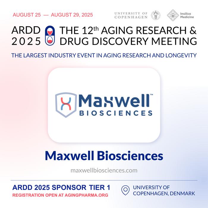 Announcing Maxwell Biosciences as Tier 1 Sponsor of ARDD 2025