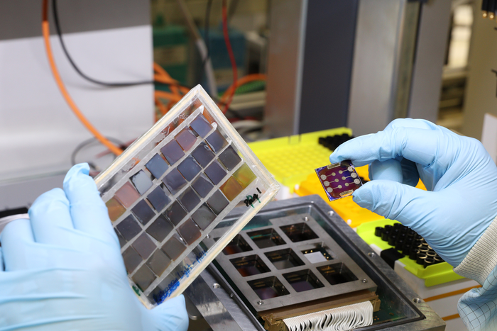 Perovskite Solar cell and film sample