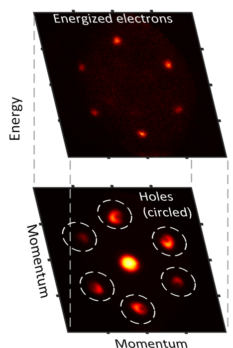 Images of excitons in momentum-space