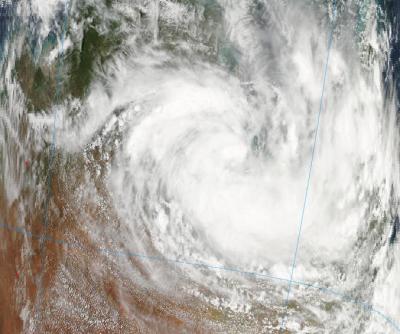 NASA MODIS View of Tropical Storm Olga