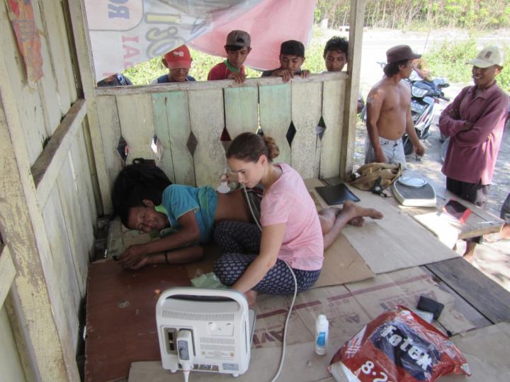 Melissa Ilardo Conducting Ultrasound Studies of the Spleen
