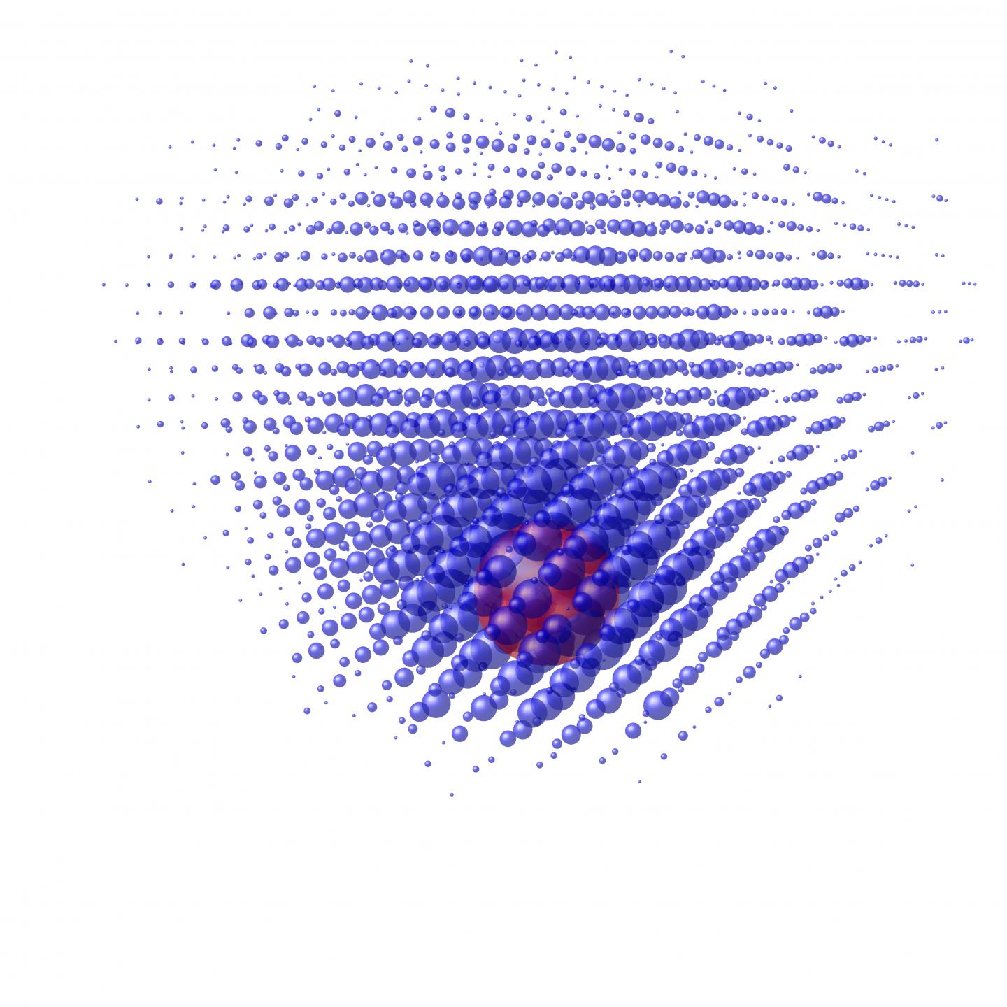 Electron Wave in a Phosphorus Atom, Distorted by a Local Electric Field