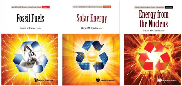 Covers of the First Three Volumes from the World Scientific Series on Current Energy Issues.