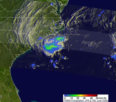 NASA's TRMM Satellite Sees Tropical Storm Alberto