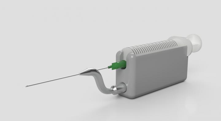 Computer render of the final device