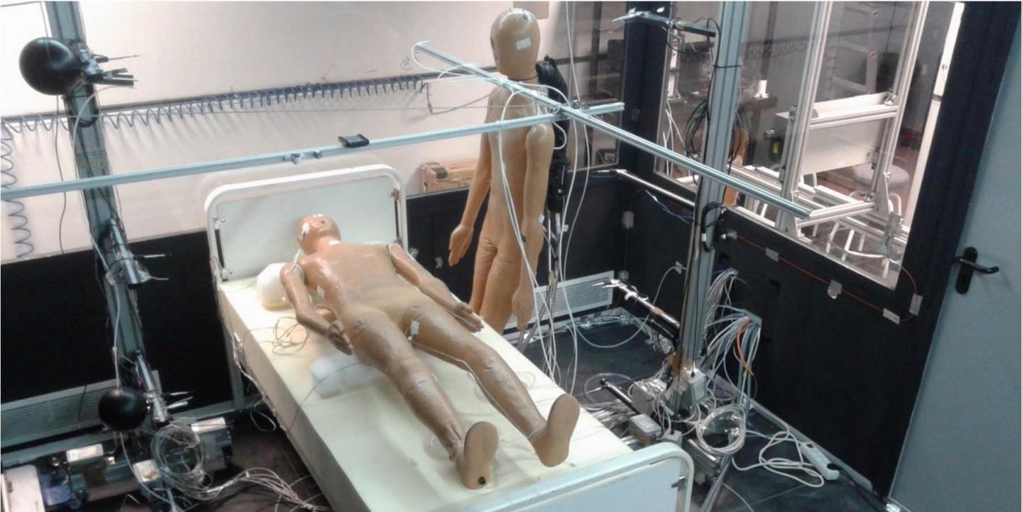 Image of Two Mannequins in the Test Room Used by the Research Group