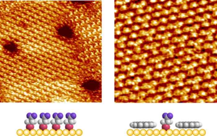 Images & schematics of self-assembled monolayers