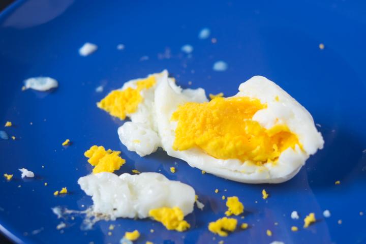 Exploded Hard-boiled Egg