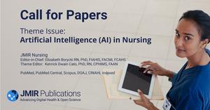 JMIR Nursing Call for Papers Theme Issue on A