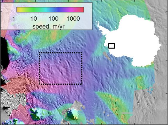 Thwaites Glacier Speed