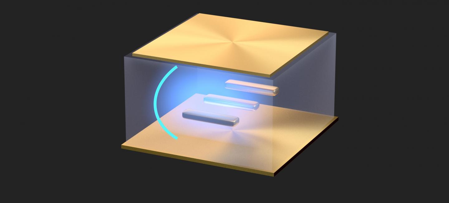 Ultrastrong light-matter coupling at room temperature