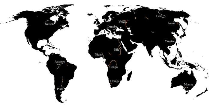 largest rivers