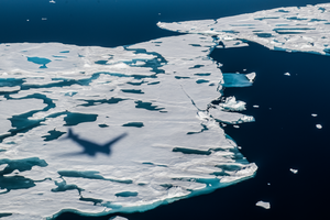 Melt ponds on Arctic sea ice