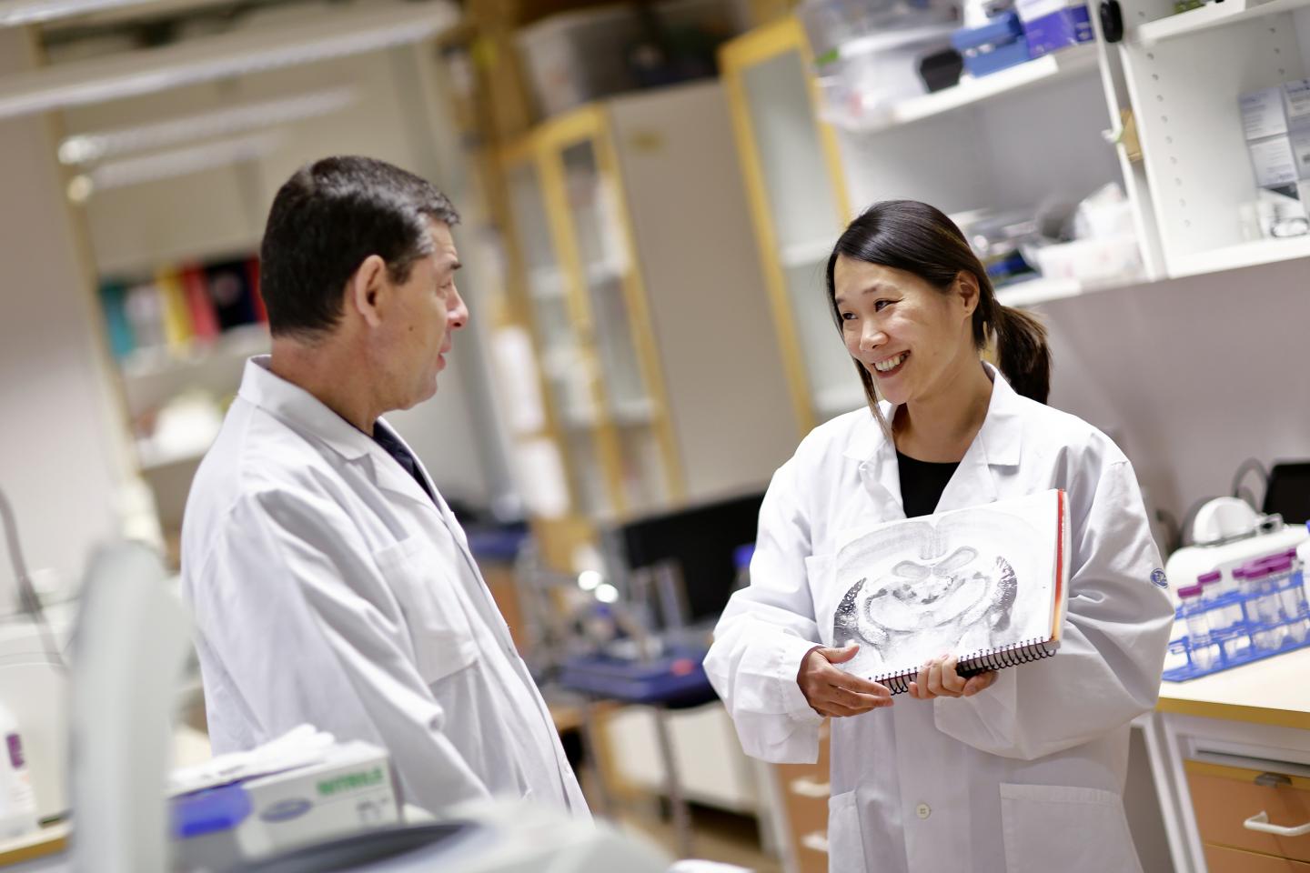 Professor Markus Heilig and Dr. Estelle Barbier, Linköping University