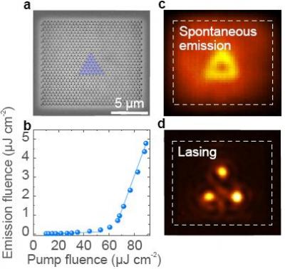 Lasing in Valley-Hall Topological Nanocavities