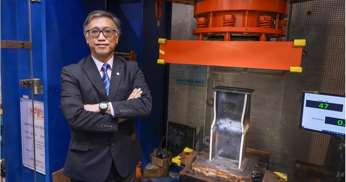 PolyU develops innovative welding technology for ultra-high strength S960 steel making its debut in Hong Kong public works project