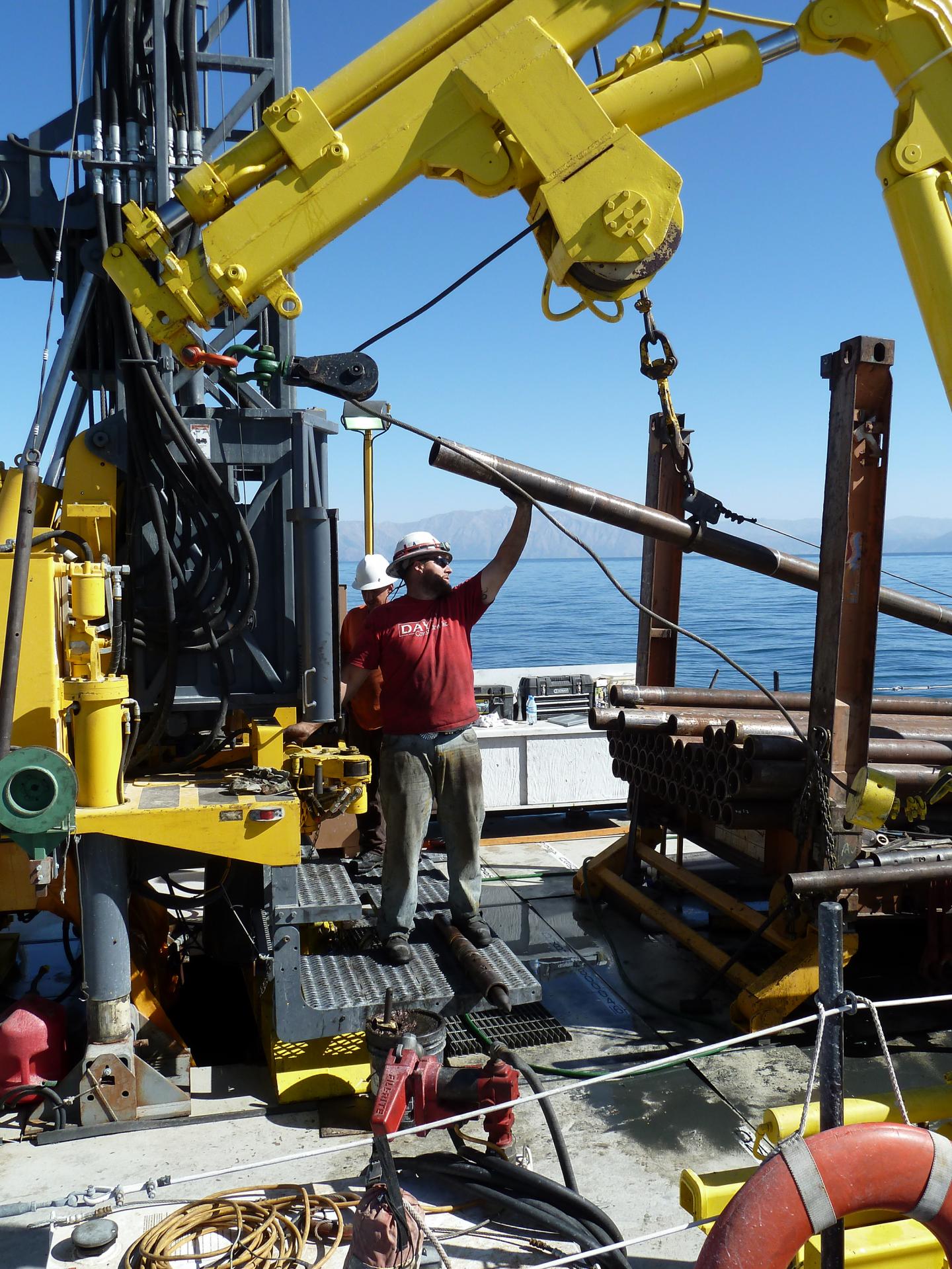 Team from the American Drilling Company