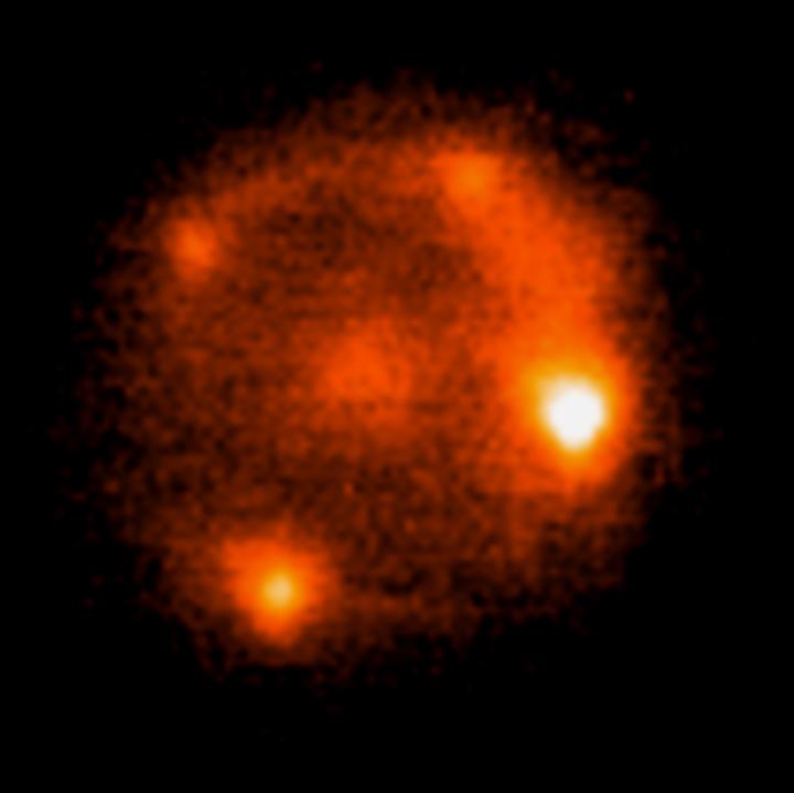 Magnified Supernova iPTF16geu Seen by Keck