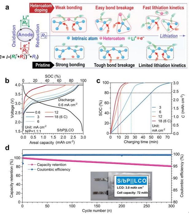 Solid-State Electrocatalysis in Heteroatom-Doped Alloy Anode Enables Ultrafast Charge Lithium-Ion Batteries