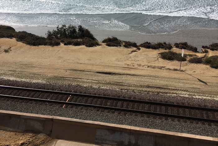 Train tracks in Del Mar