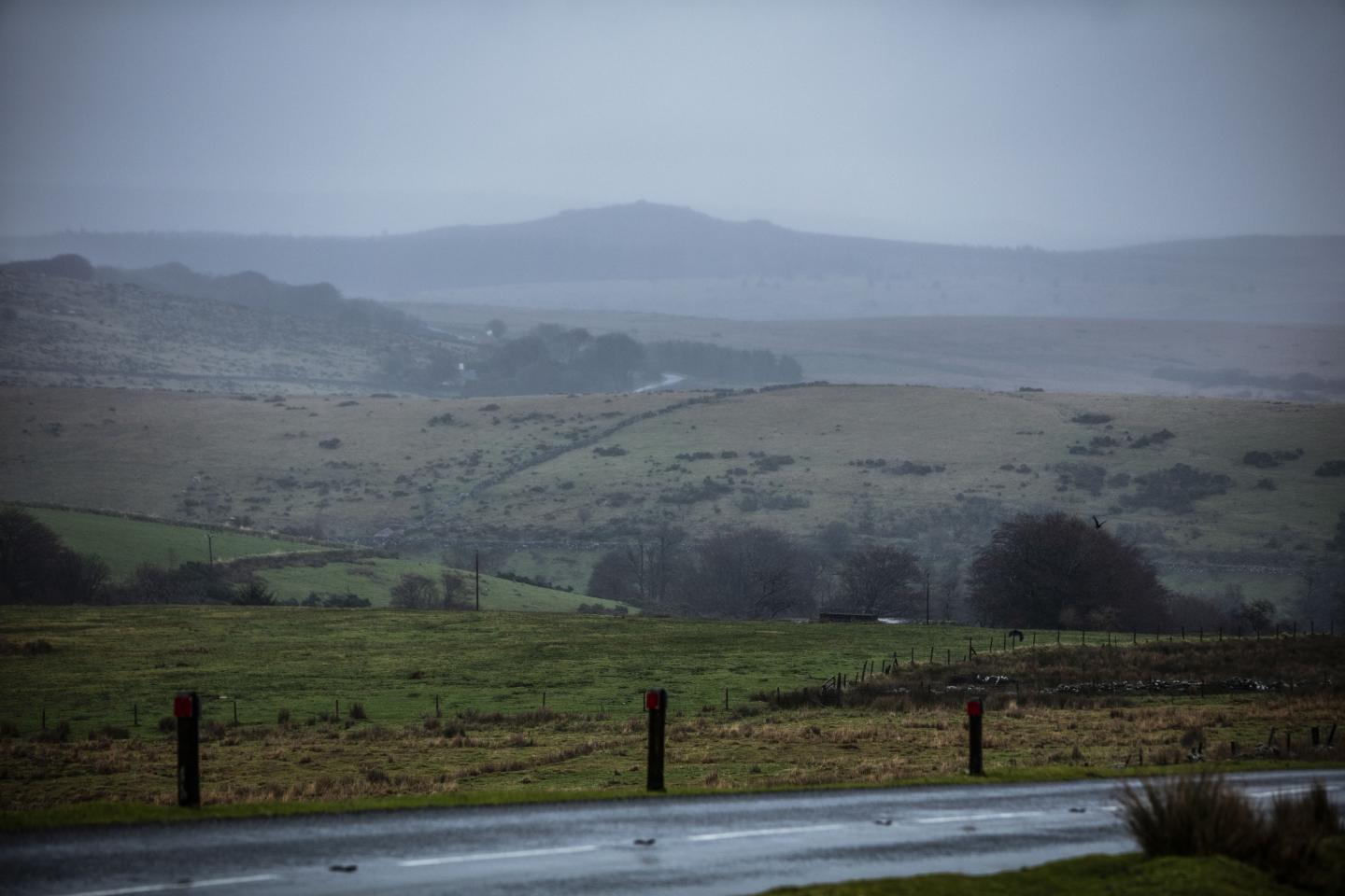 Rainfall on Dartmoor