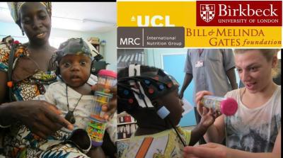 Mother and Baby Wearing the Functional near Infra-Red Spectroscopy Monitor