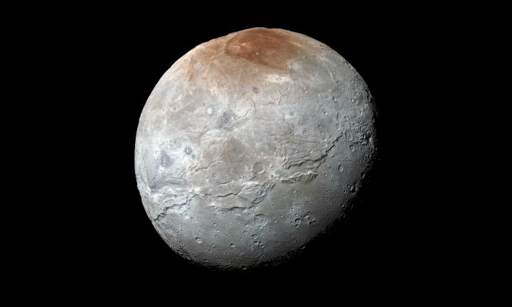 Crack on Pluto's Icy Moon, Charon