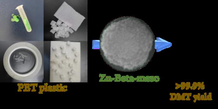 Schematic diagram of PET methanolysis reaction