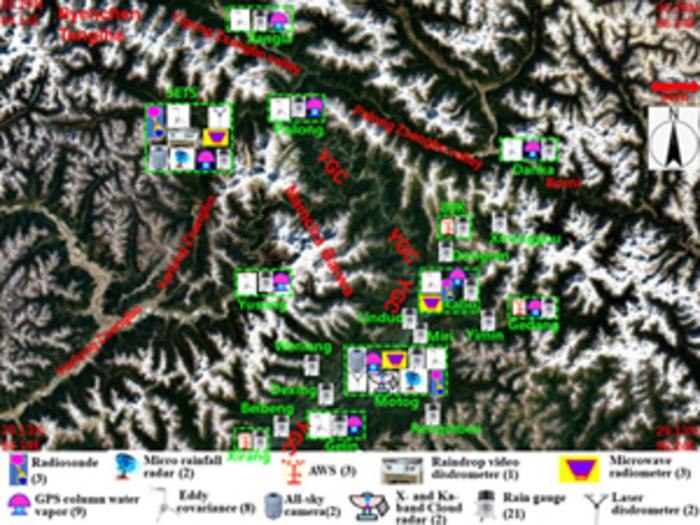 Comprehensive observation network of water vapor channels in the Yarlung Tsangbo Grand Canyon
