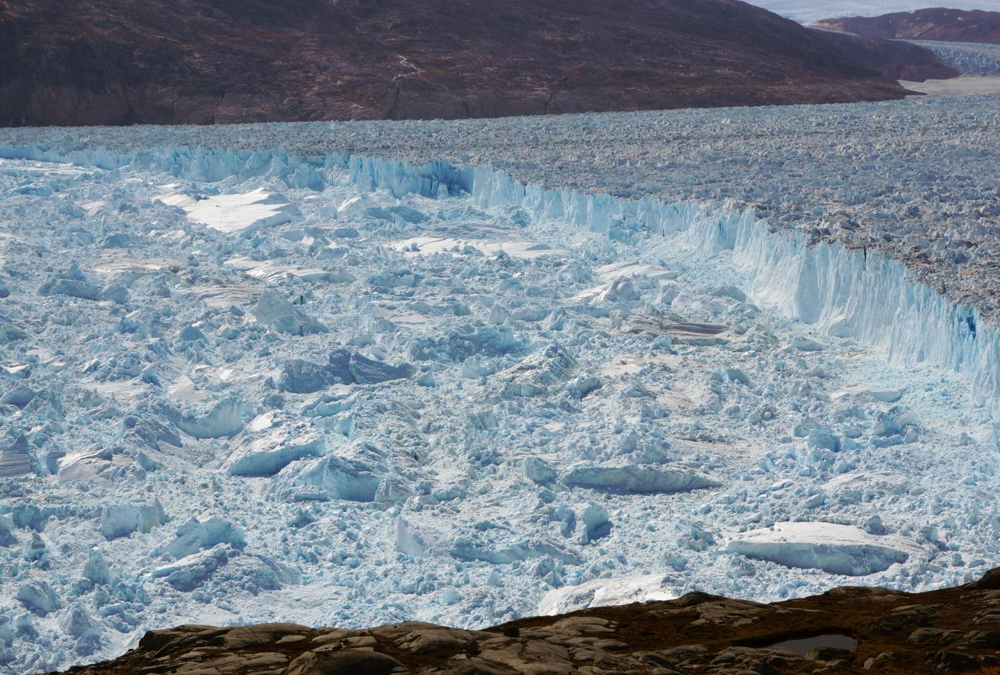 Helheim Glacier in Southeast Greenland