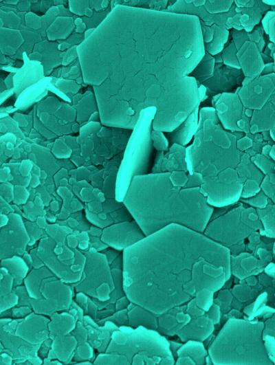 Green Rust Viewed by Atomic Force Microscopy