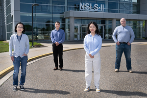 Research team members at NSLS-II