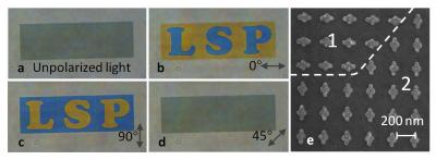 Demonstrating Chromatic Plasmonic Polarizers