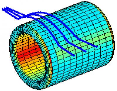 Light Flowing Around the Metamaterial
