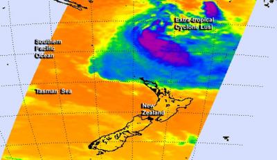 AIRS Image of Extra-Tropical Lusi