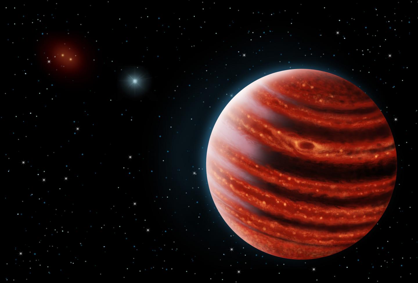 Artist's Concept of Triple Star System