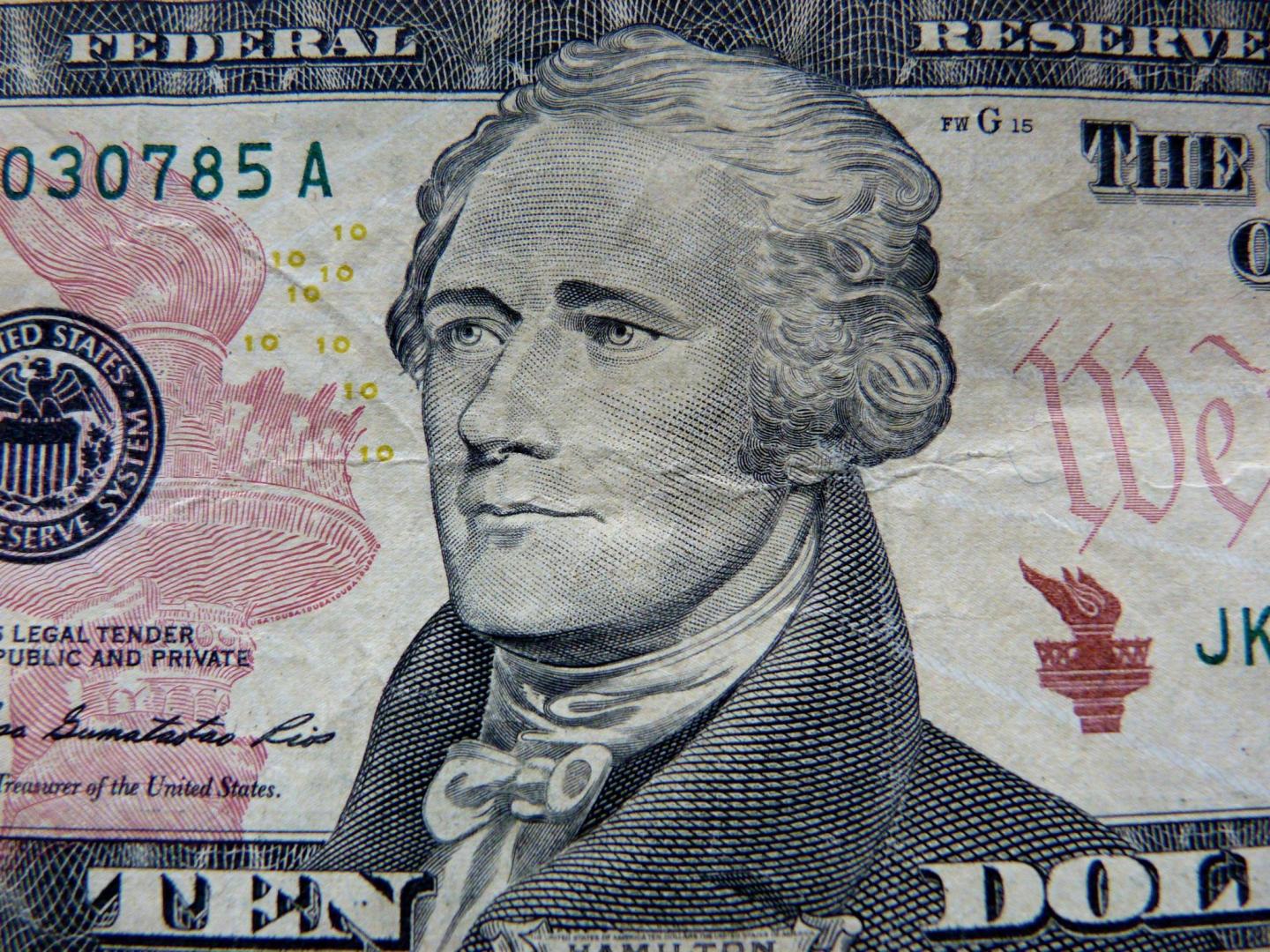 Alexander Hamilton $10 Bill