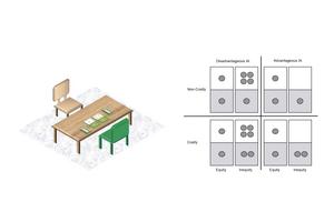 Experimental setup and schematic diagram of smiley sticker distribution