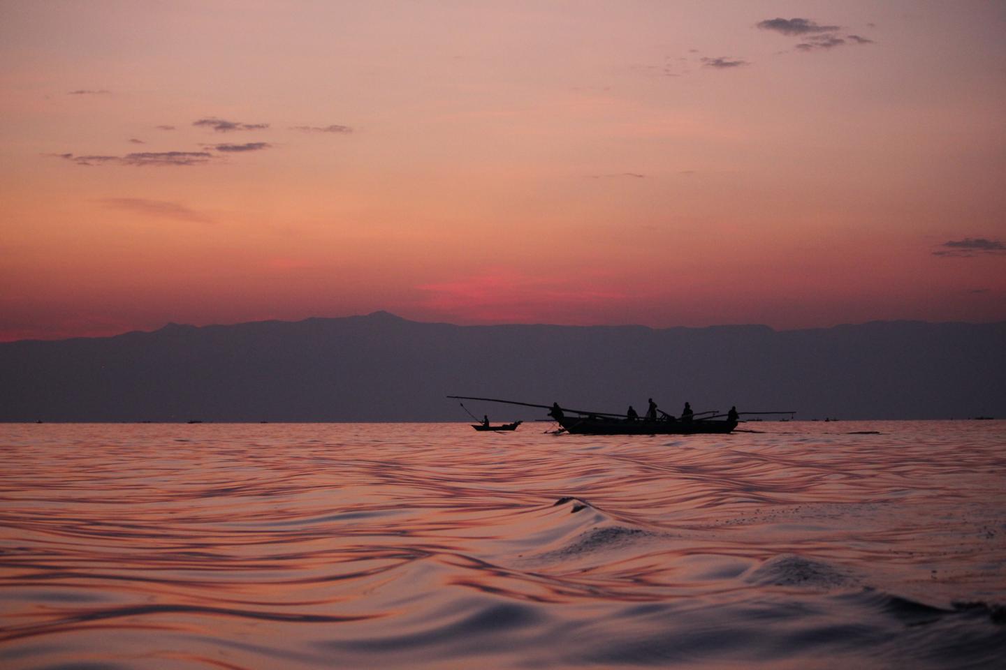 Fishermen on Lake Tanganyika