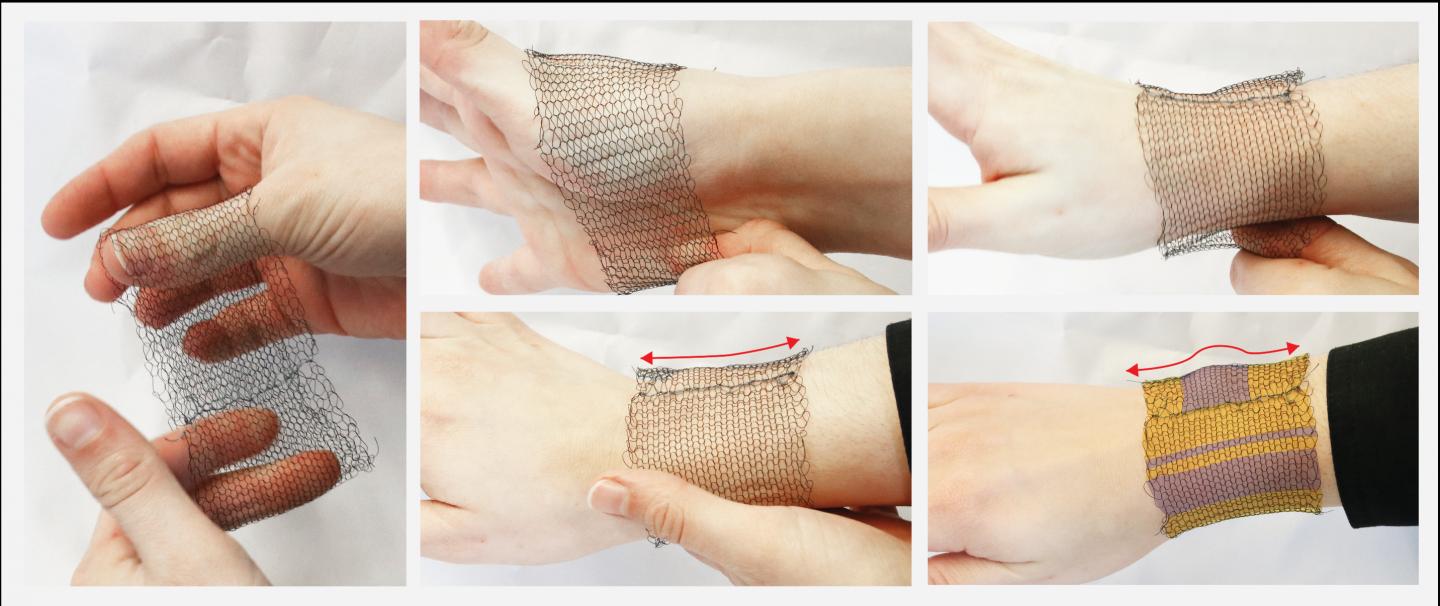 Invention of Shape-Changing Textiles Powered only by Body Heat