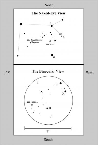 Finder Chart for HR 8799