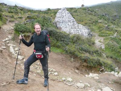 Gianfranco Parati on the Way to Mount Everest base camp